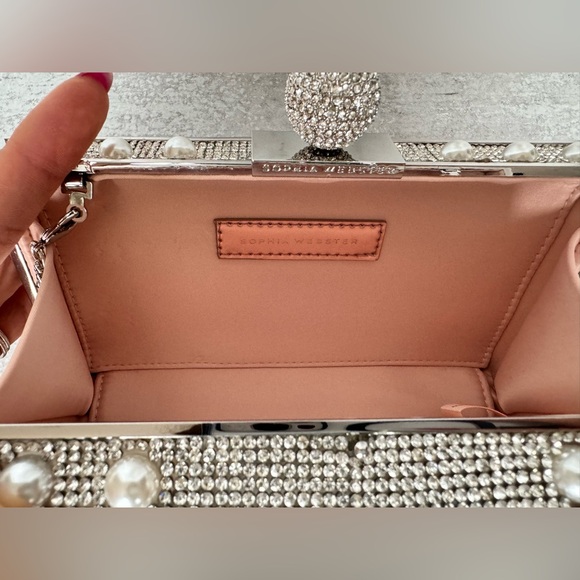 Sophia Webster Pearl & Crystal Clara Bag - Picture 7 of 16